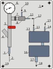 Водоэжекционный блок пробоподготовки дымового газа
