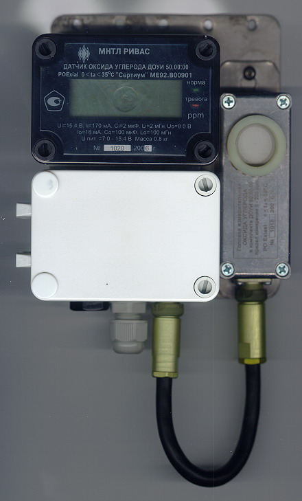 Искробезопасный датчик оксида углерода ДОУИ 50.00.00